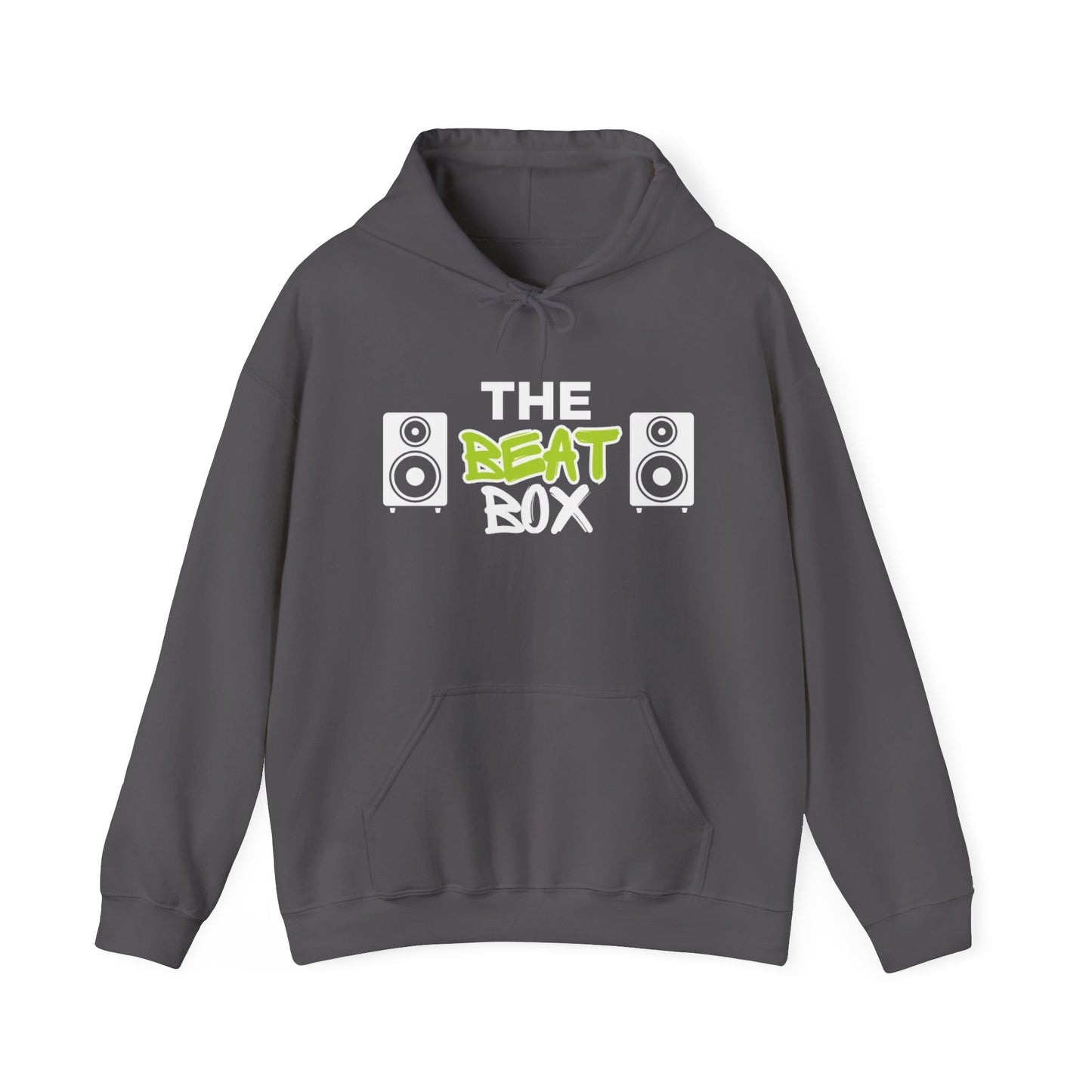 The Beat Box White Logo Hooded Sweatshirt