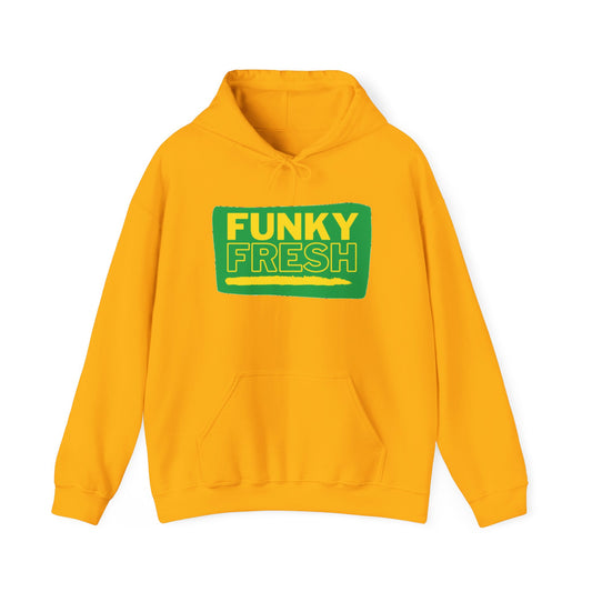 Hip Hop Hoodie - Funky Fresh Green and Gold Design