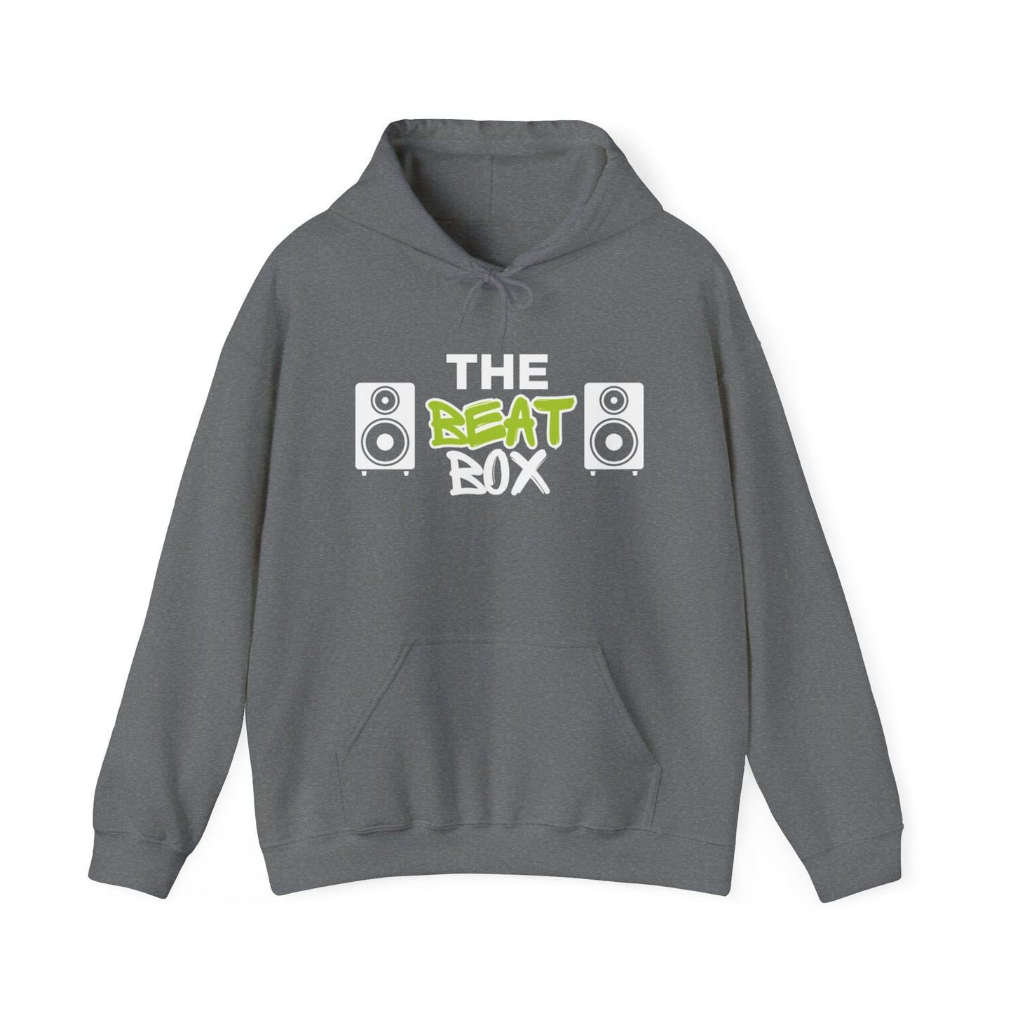 The Beat Box White Logo Hooded Sweatshirt