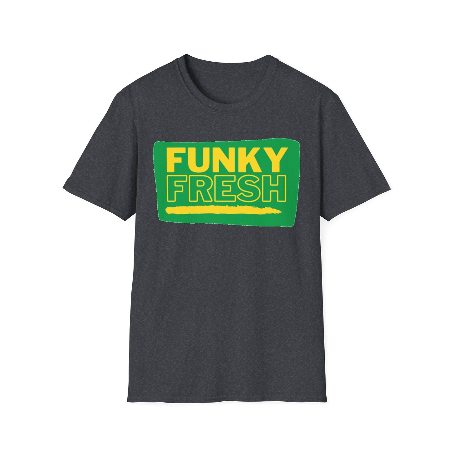 Funky Fresh Old School Hip Hop Green/Gold T-Shirt