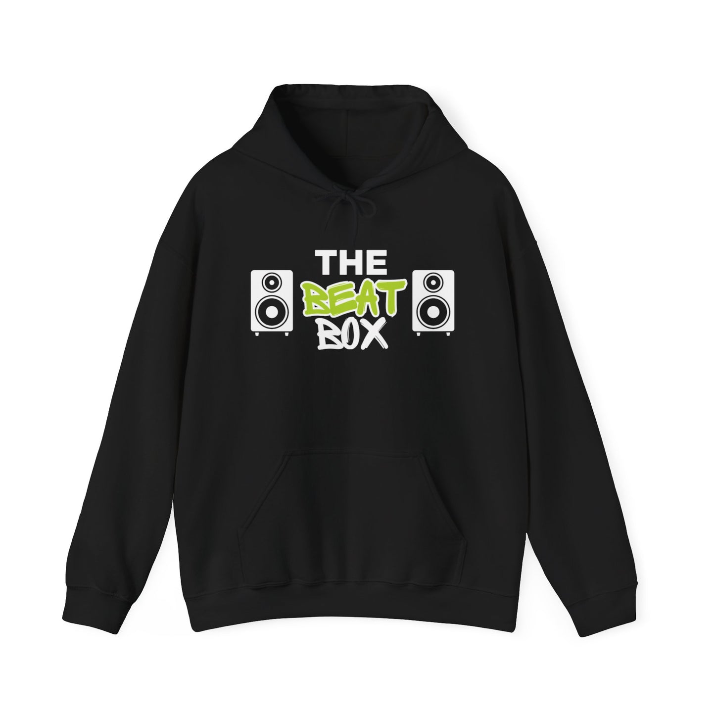 The Beat Box White Logo Hooded Sweatshirt