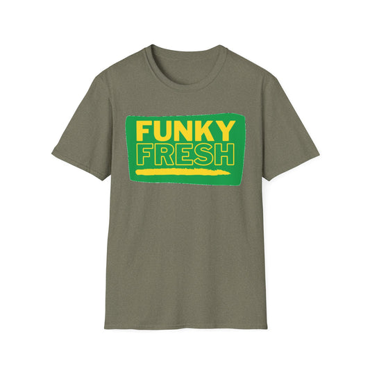 Funky Fresh Old School Hip Hop Green/Gold T-Shirt